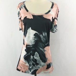 Bisou Bisou womens large blouse